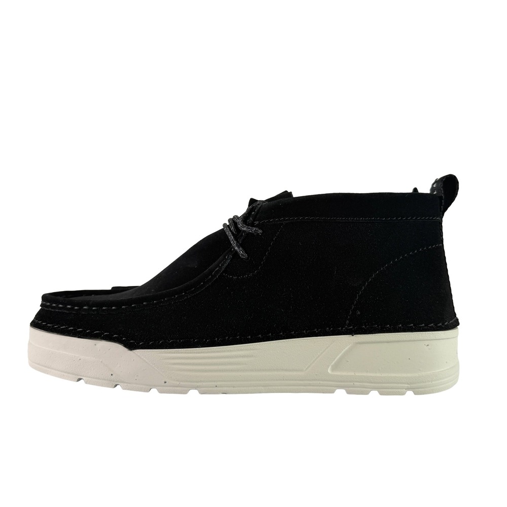 Clarks Origin Wallabee Men's US 12 Black Suede Comfort Moc Toe Sneakers 26157816